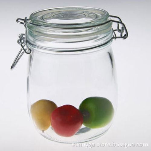 Glass Storage Jar, Glass Food Container